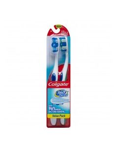 COLGATE T/BRUSH 360 DEGREE VALUE PK 1s