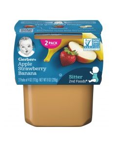 GERBER 2 APPLE S/BERRY BANANA 2x113g