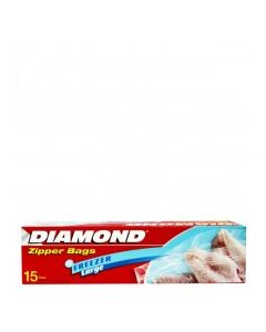 DIAMOND FREEZER BAGS LARGE 15s