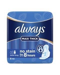 ALWAYS MAXI SOFT OVERNIGHT WINGS 8s