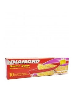 DIAMOND SLIDER BAGS GALLON 10s