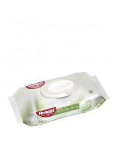 HUGGIES WIPES NAT CARE FF REF SOFT 56s
