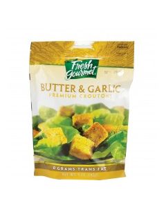 FRESH GOURMET CROUTON BUTTER GARLIC 5oz
