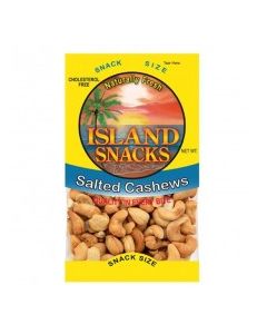 ISLAND SNACKS SALTED CASHEWS 2.25oz