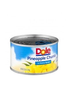 DOLE PINEAPPLE CHUNKS IN SYRUP 8.25oz