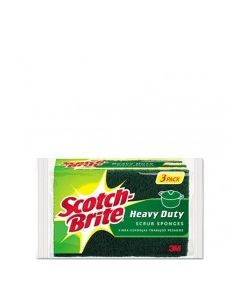 SCOTCH BRITE SCRUB SPONGE H/DUTY 3pk