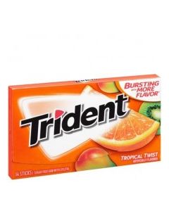 TRIDENT GUM TROPICAL TWIST 14s