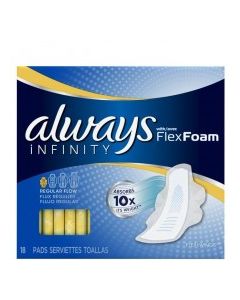 ALWAYS INFINITY FLEXFOAM REGULAR 18s