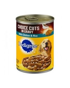 PEDIGREE CHOICE CUTS CHICKEN RICE 375g