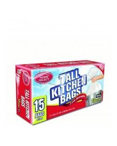 HOME SELECT TALL KITCHEN BAGS 15s