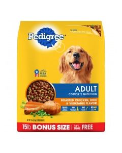 PEDIGREE ADULT COMP NUTRITION BONUS 15lb