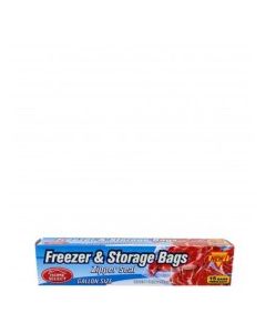 HOME SELECT FREEZER BAGS ZIPPER 15s