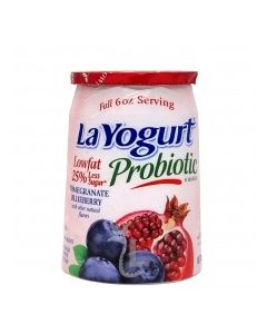 LA YOGURT LOW FAT BLUEBERRY POMEGR 6oz
