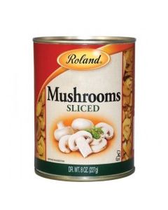ROLAND MUSHROOM SLICED 8oz