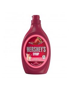 HERSHEYS SYRUP STRAWBERRY 624g